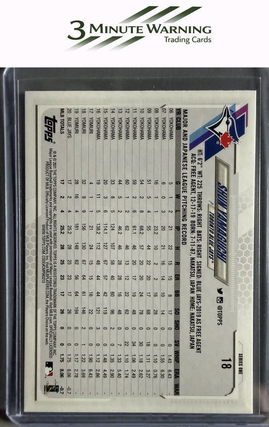 2021 Topps #18 Shun Yamaguchi Rainbow Foil