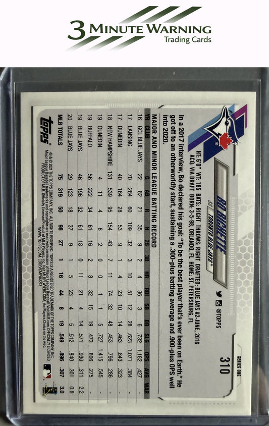 2021 Topps #310 Bo Bichette