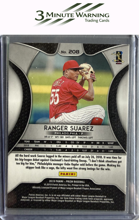 2019 Panini Prizm #208 Ranger Suarez