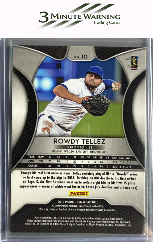 2019 Panini Prizm #10 Rowdy Tellez