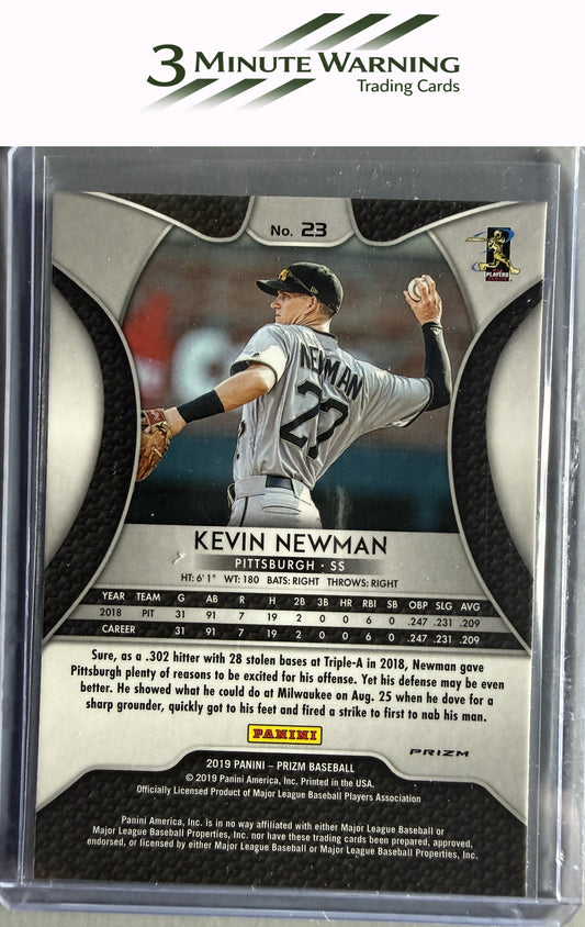 2019 Panini Prizm #23 Kevin Newman Purple Prizm