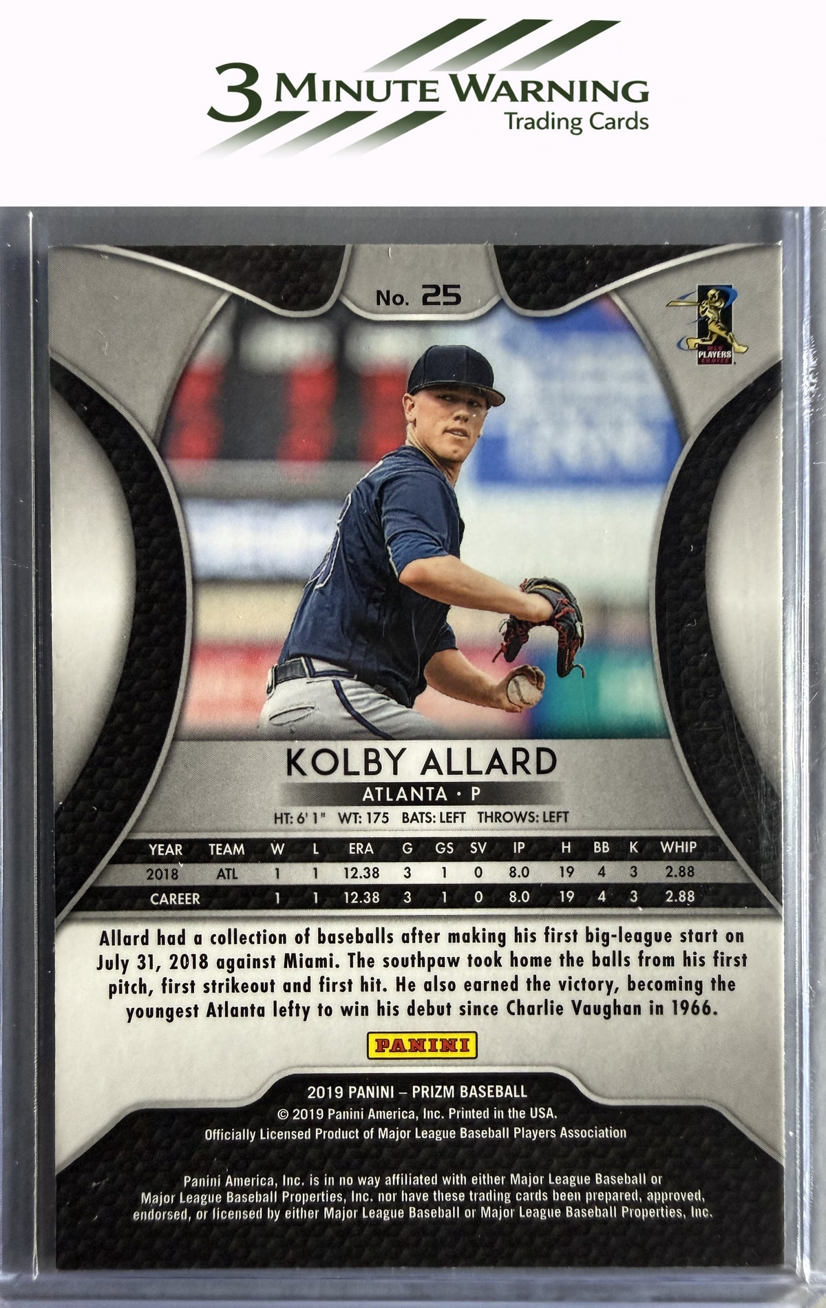 2019 Panini Prizm #25 Kolby Allard