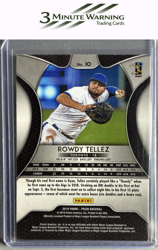 2019 Panini Prizm #10 Rowdy Tellez