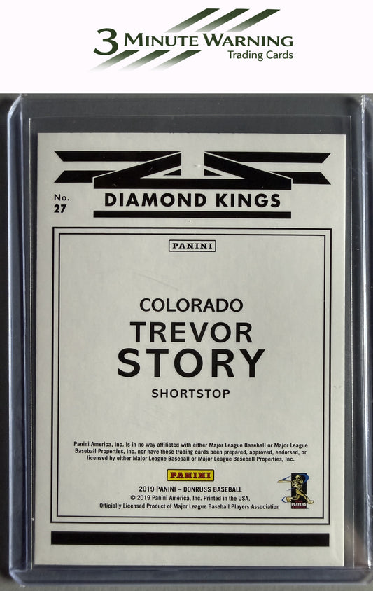 2019 Donruss #27 Trevor Story