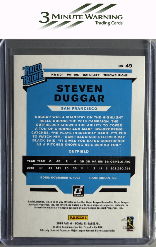 2019 Donruss #49 Steven Duggar