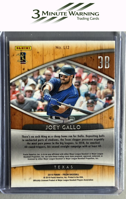 2019 Panini Prizm #LI2 Joey Gallo Lumber Inc.