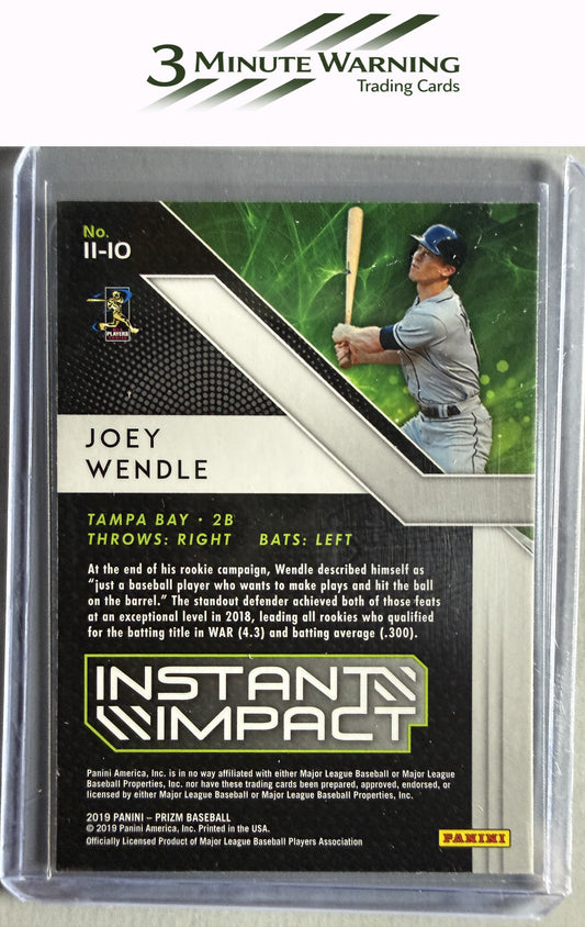 2019 Panini Prizm #II-10 Joey Wendle Instant Impact