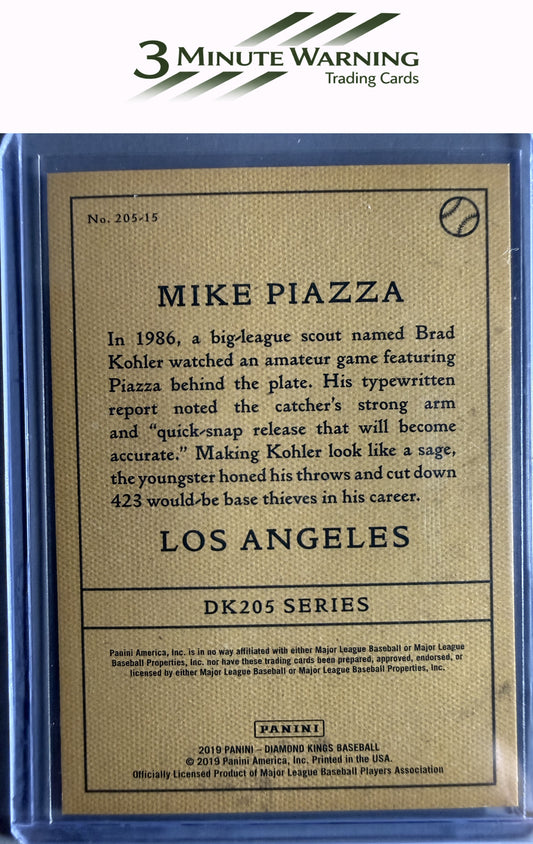 2019 Panini Diamond Kings #205-15 Mike Piazza DK 205