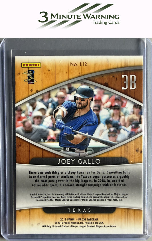 2019 Panini Prizm #LI2 Joey Gallo Lumber Inc.