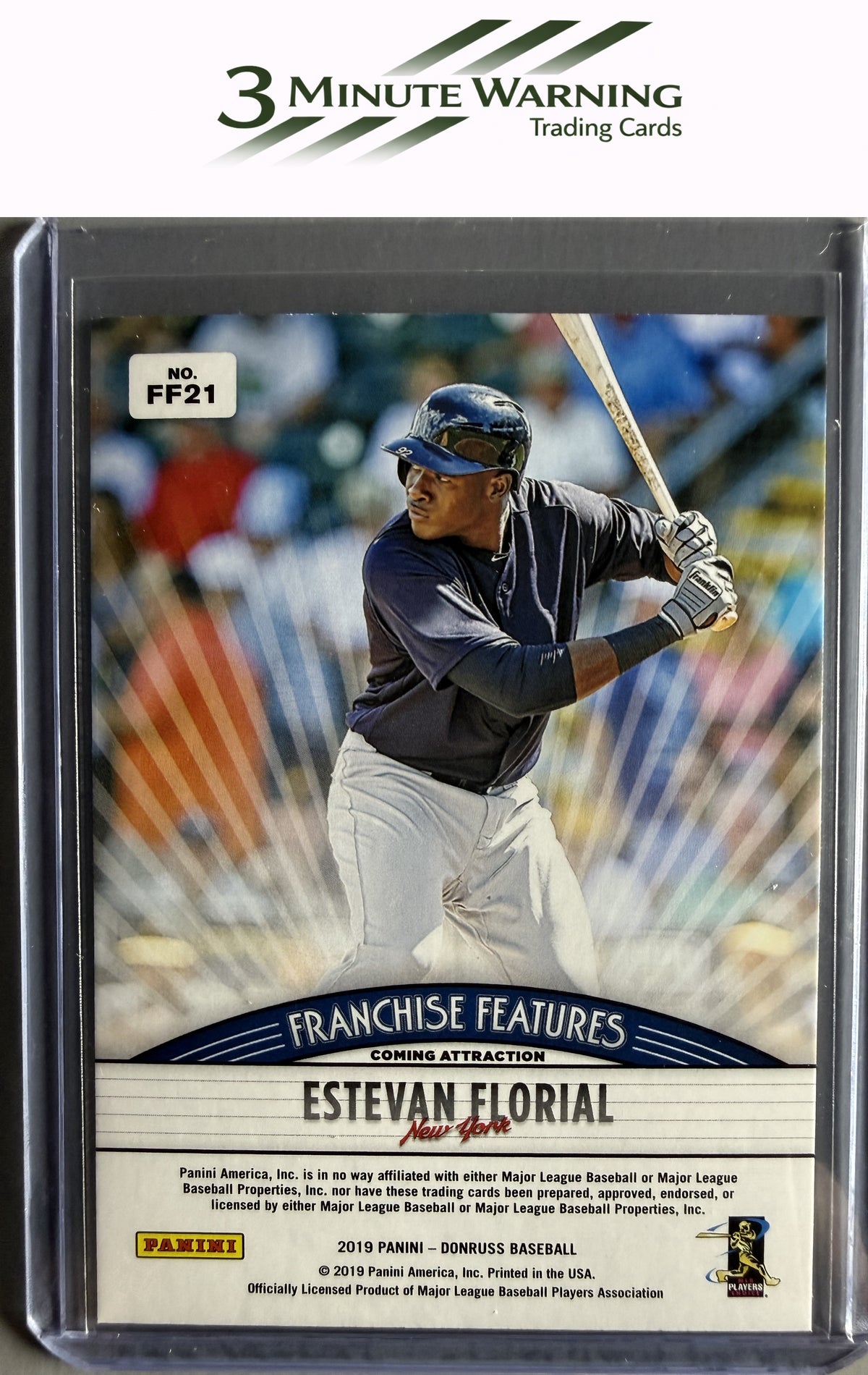 2019 Donruss #FF21 George Springer / Estevan Florial Franchise Features Pink Fireworks