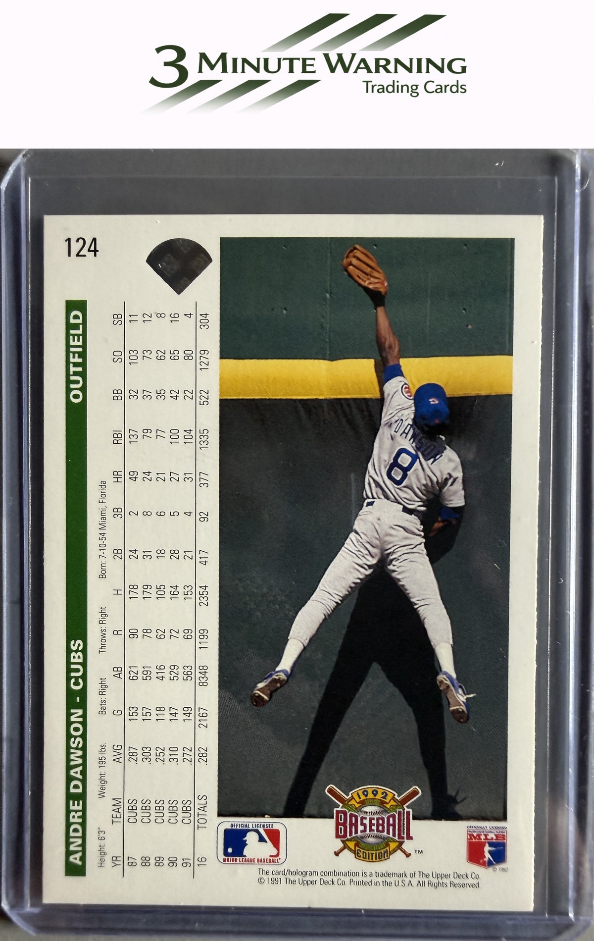 1992 Upper Deck #124 Andre Dawson
