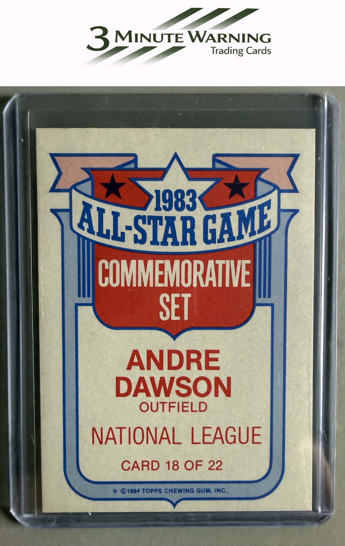 1984 Topps #18 Andre Dawson Glossy All-Stars