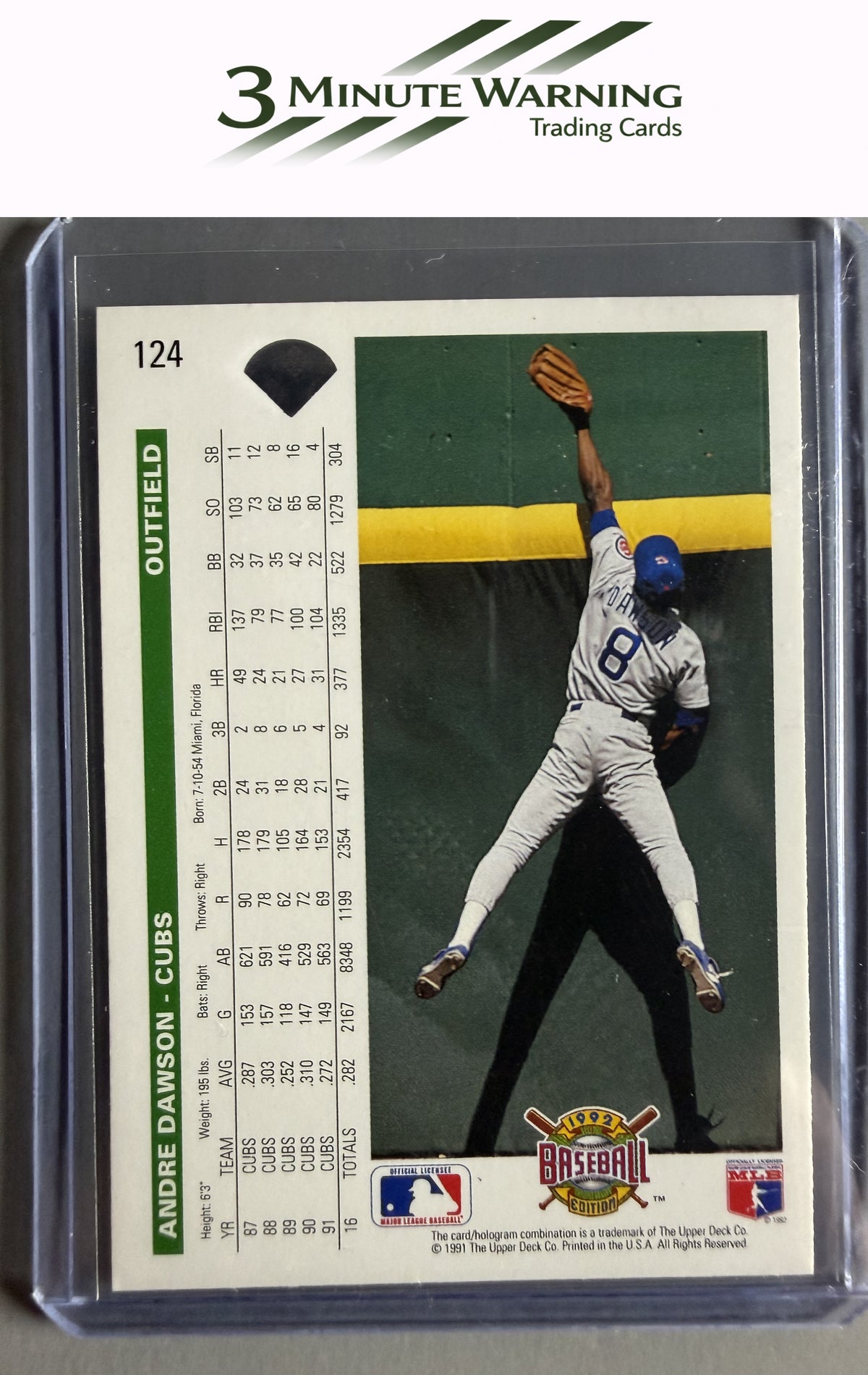 1992 Upper Deck #124 Andre Dawson