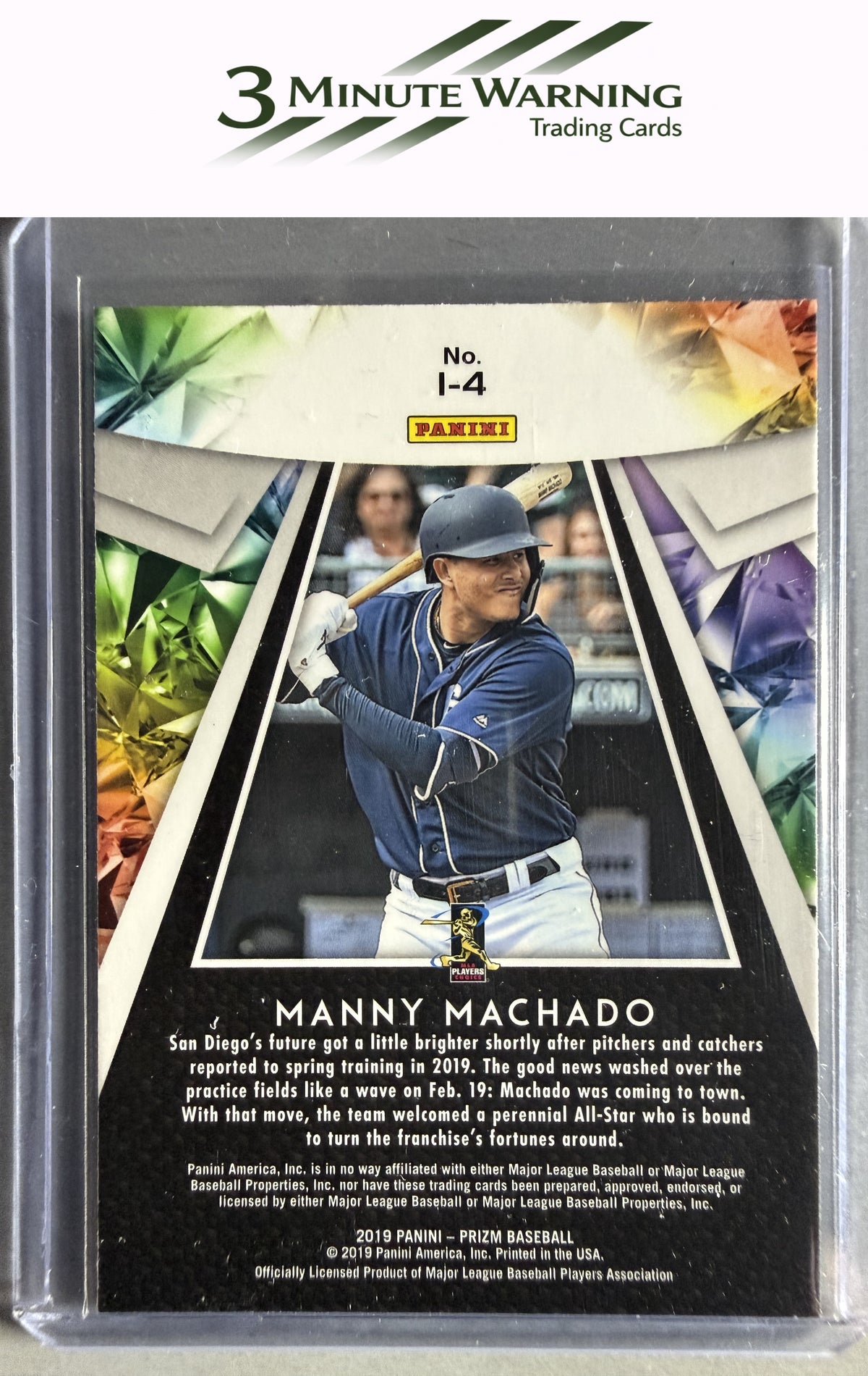 2019 Panini Prizm #I-4 Manny Machado Illumination