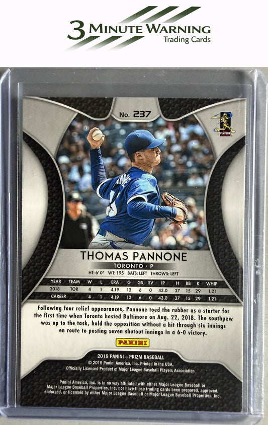 2019 Panini Prizm #237 Thomas Pannone