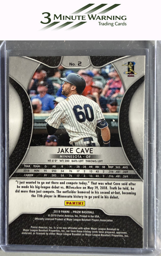 2019 Panini Prizm #2 Jake Cave