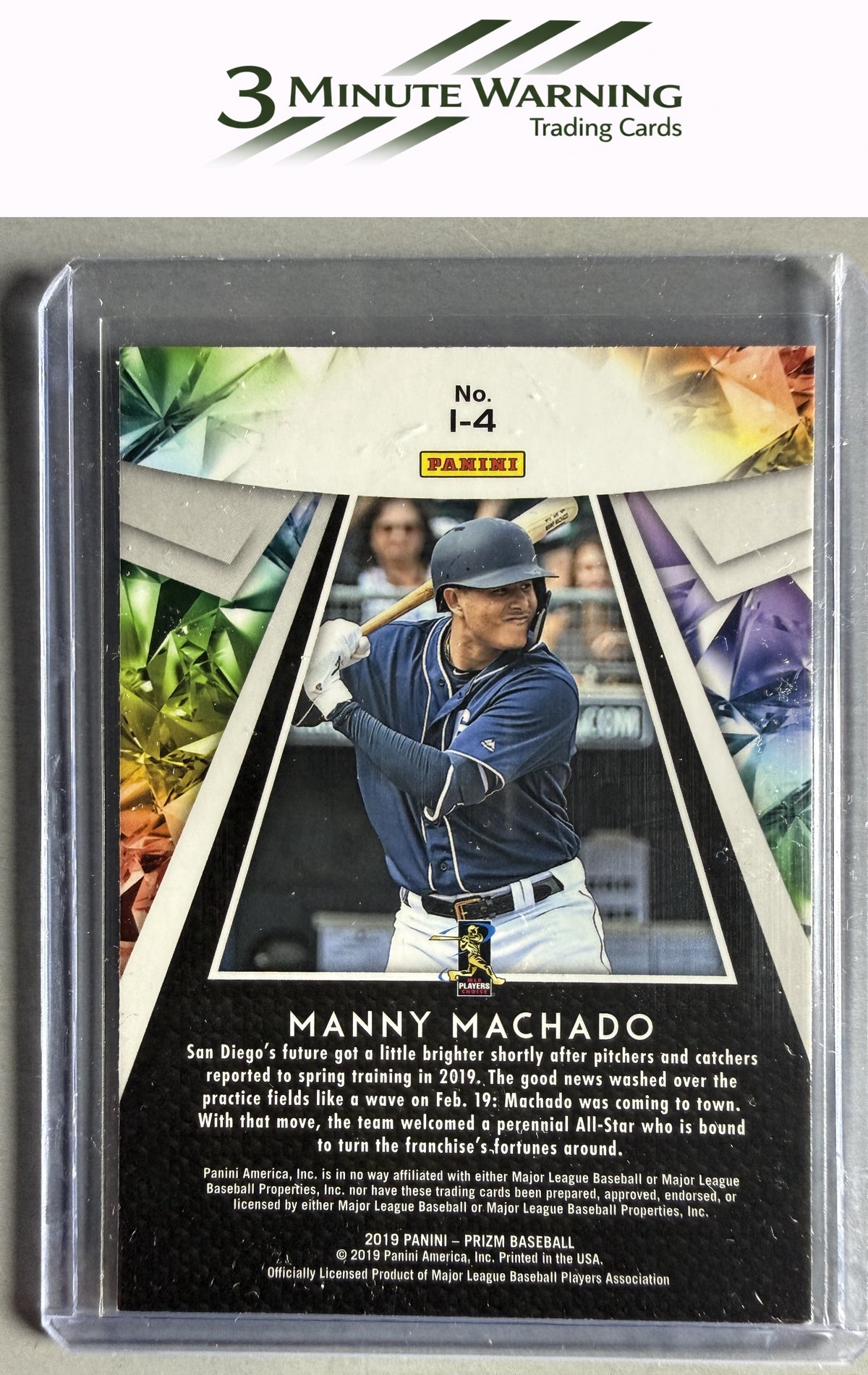 2019 Panini Prizm #I-4 Manny Machado Illumination