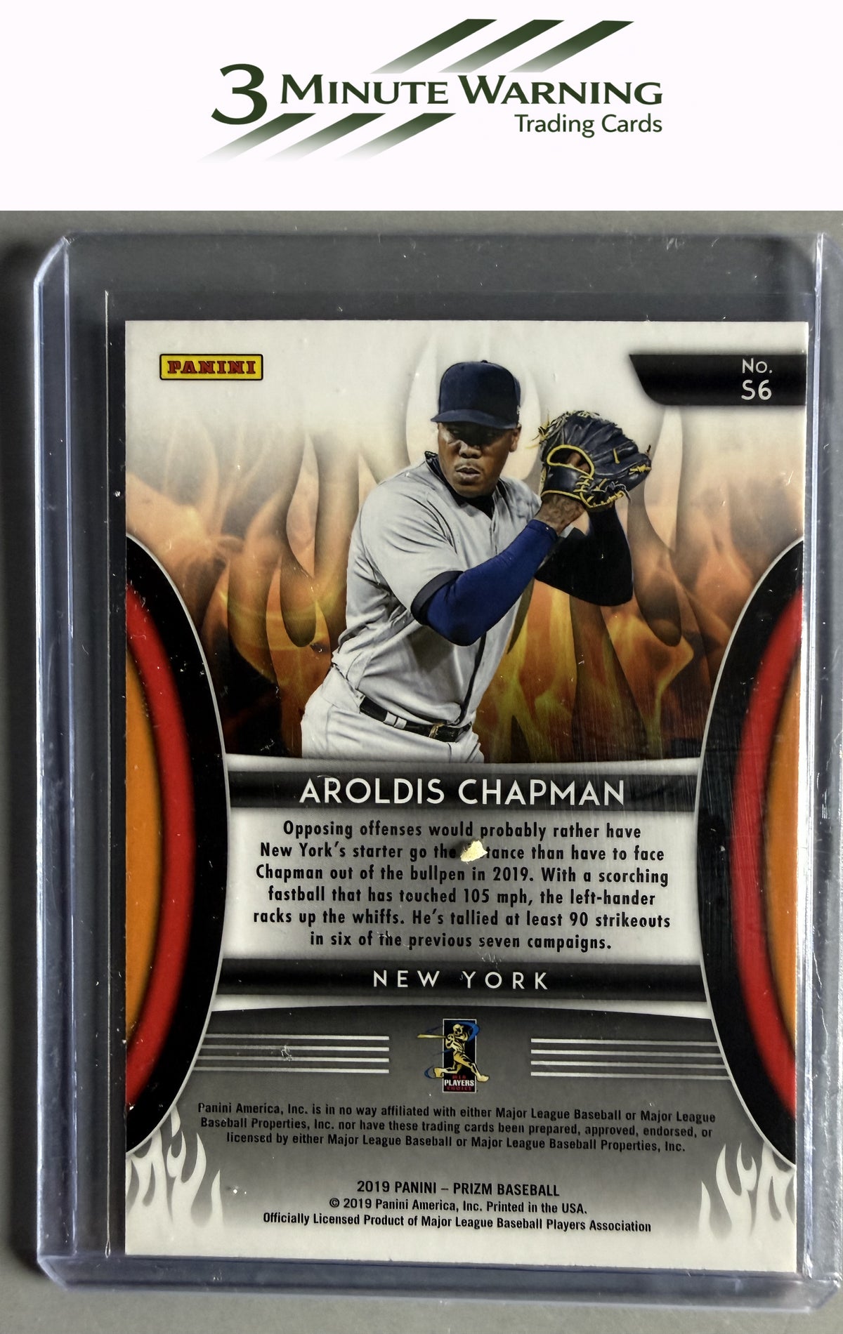 2019 Panini Prizm #S6 Aroldis Chapman Scorching