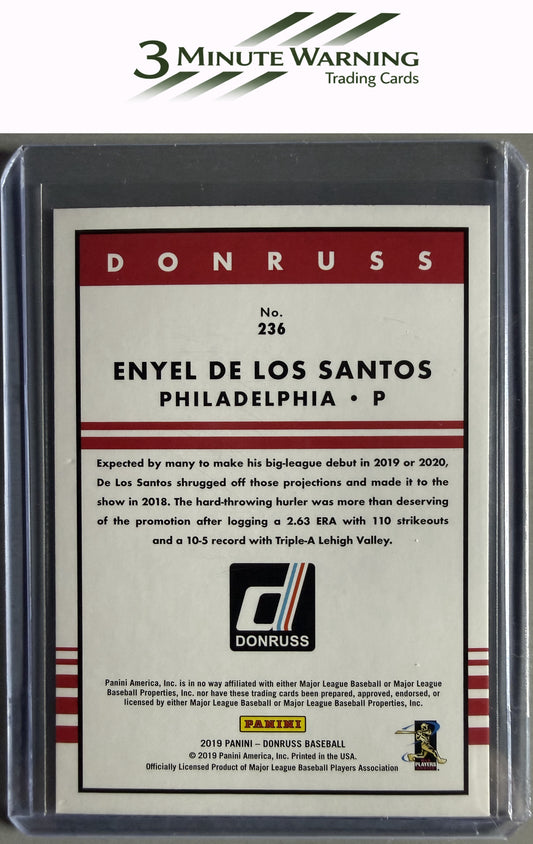 2019 Donruss #236 Enyel De Los Santos