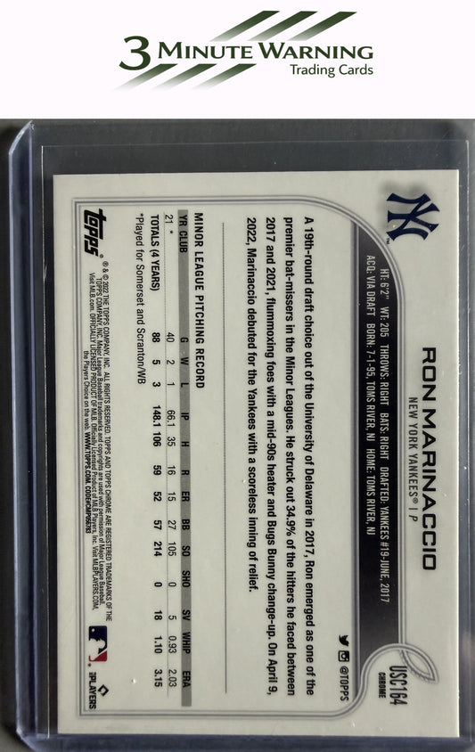 2022 Topps Chrome Update #USC164 Ron Marinaccio
