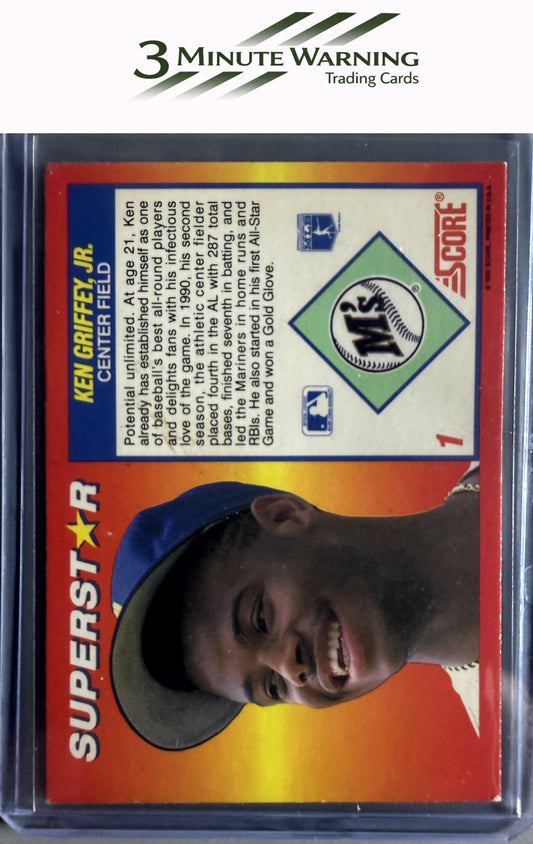 1992 Score 100 Superstars #1 Ken Griffey Jr.