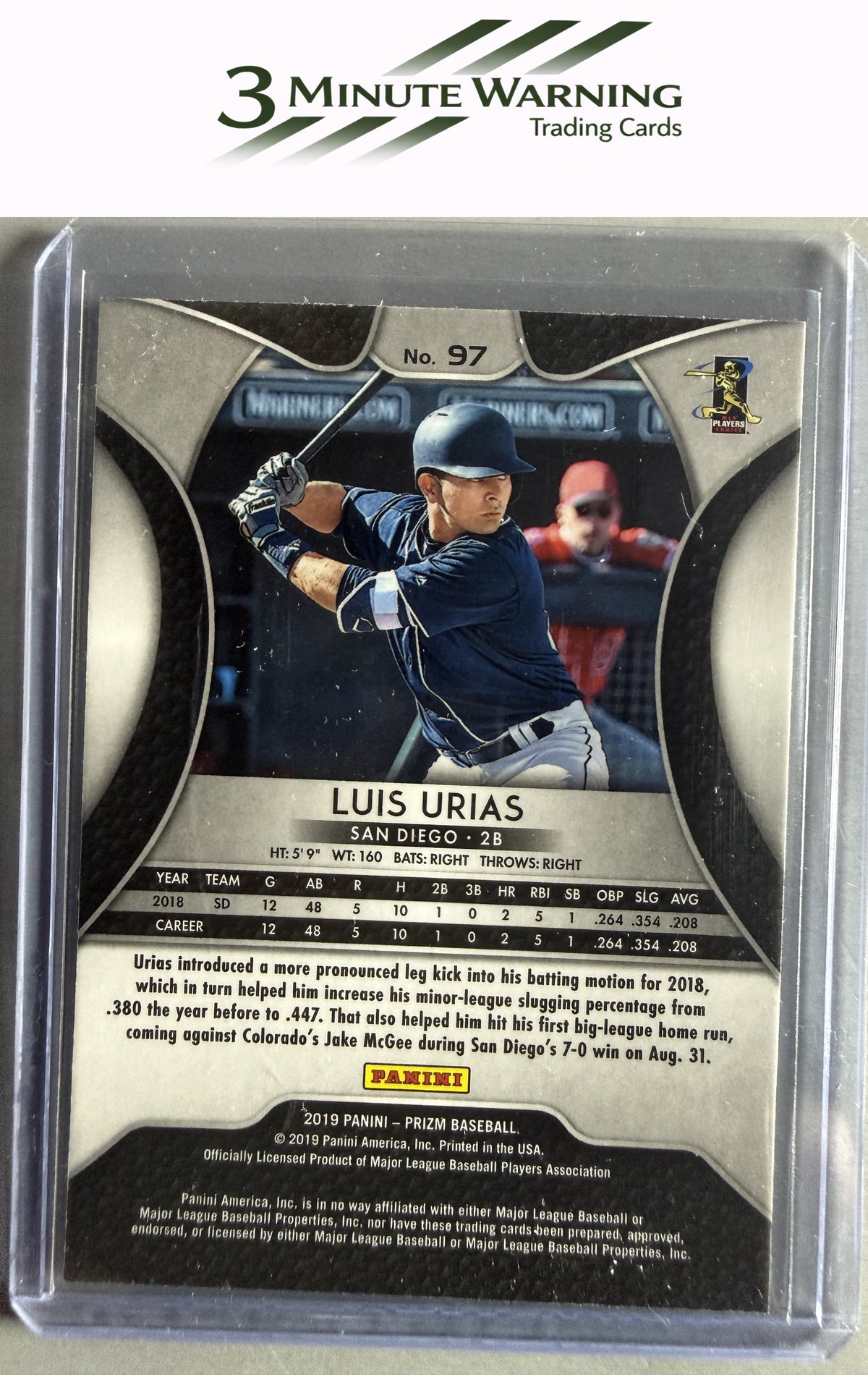 2019 Panini Prizm #97 Luis Urias