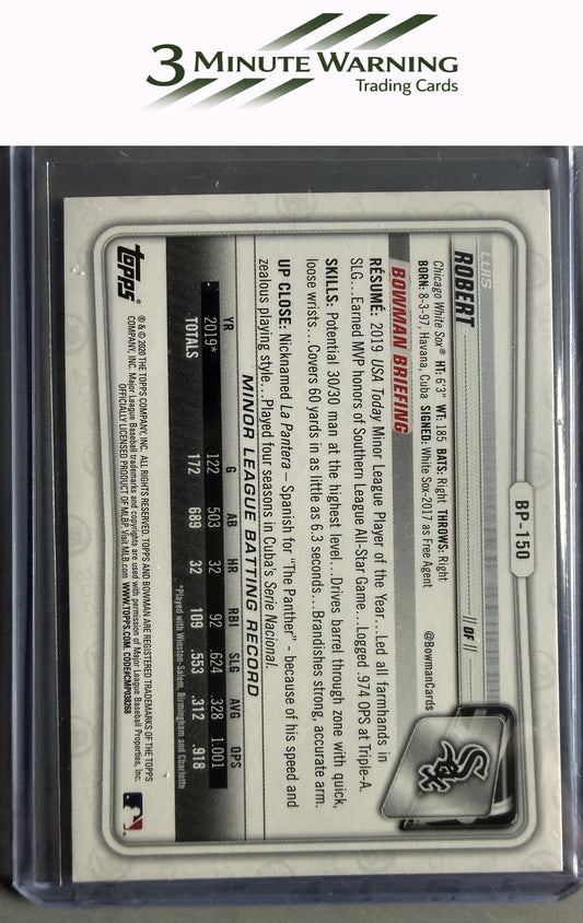 2020 Bowman #BP-150 Luis Robert Prospects Camo