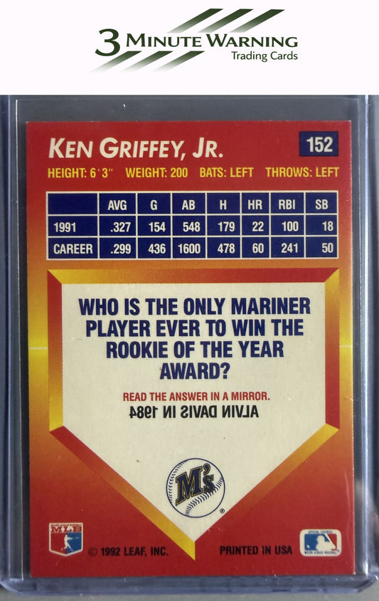 1992 Triple Play #152 Ken Griffey, Jr.