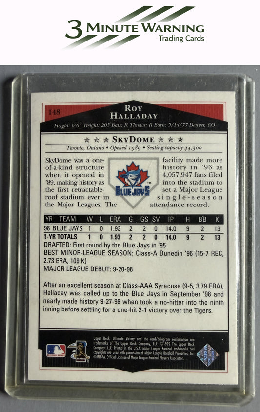 1999 Upper Deck Ultimate Victory #148 Roy Halladay