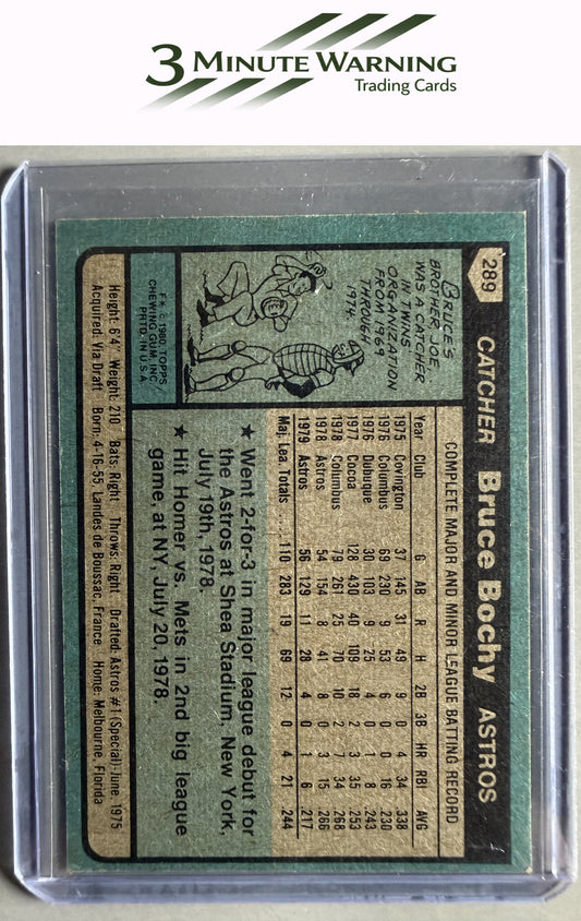 1980 Topps #289 Bruce Bochy