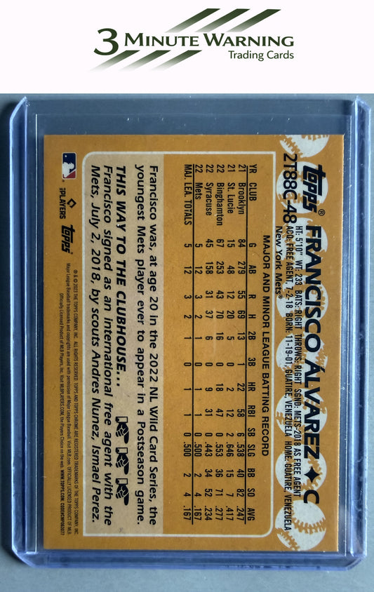 2023 Topps #2T88C-48 Francisco Álvarez 1988 (Series Two)