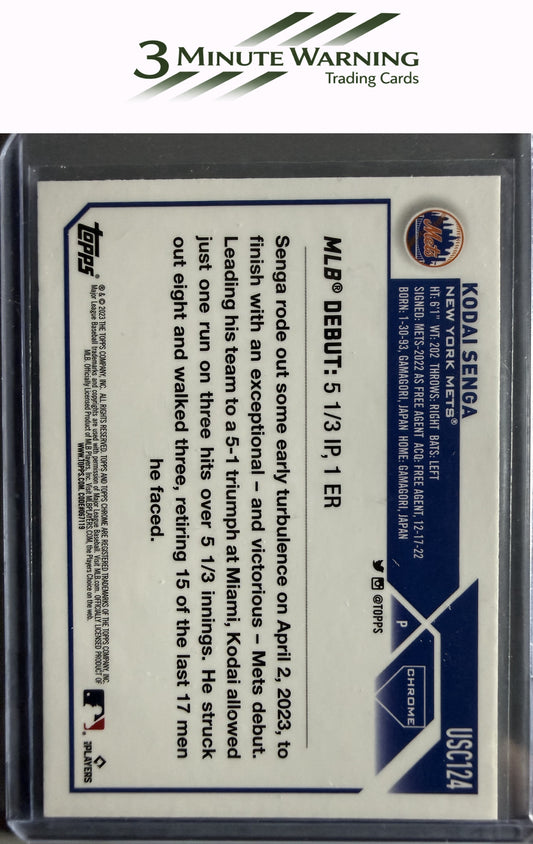 2023 Topps Chrome Update #USC124 Kodai Senga Sepia