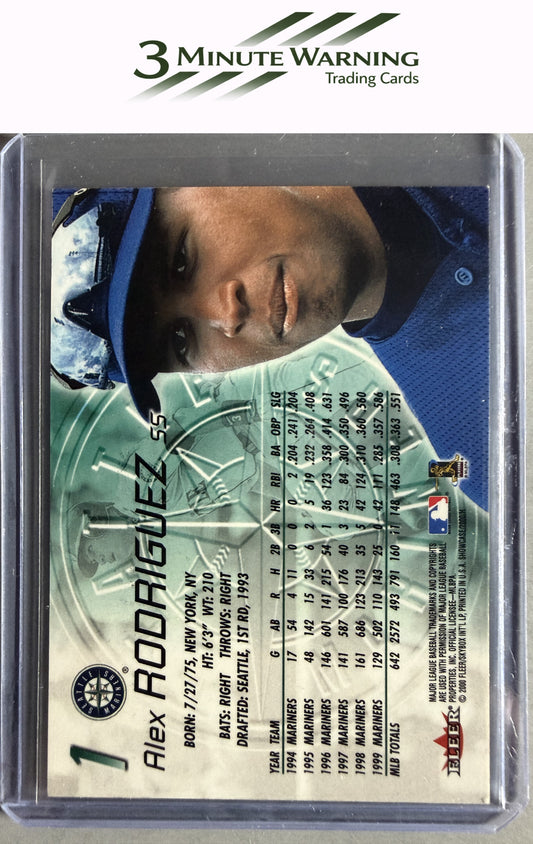 2000 Fleer Showcase #1 Alex Rodriguez