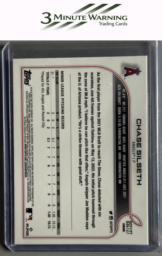 2022 Topps Chrome Update #USC127 Chase Silseth
