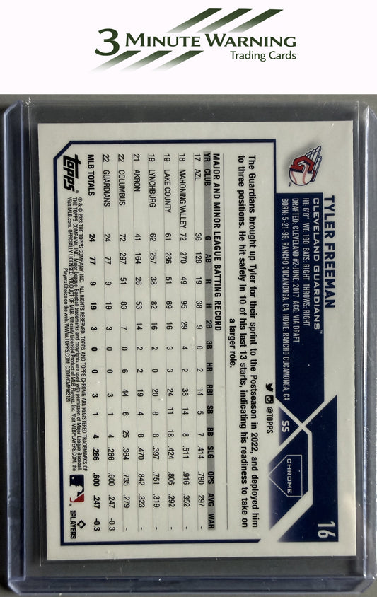 2023 Topps Chrome #16 Tyler Freeman