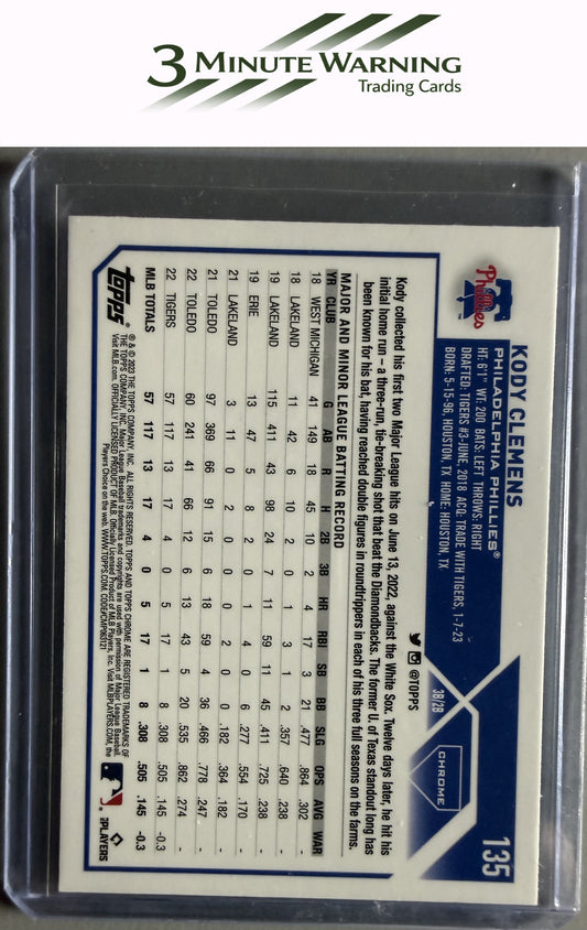 2023 Topps Chrome #135 Kody Clemens