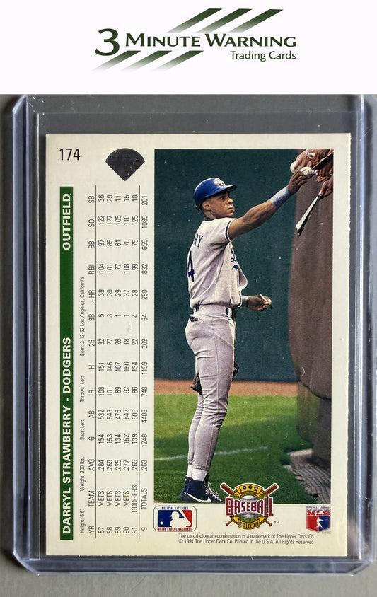 1992 Upper Deck #174 Darryl Strawberry