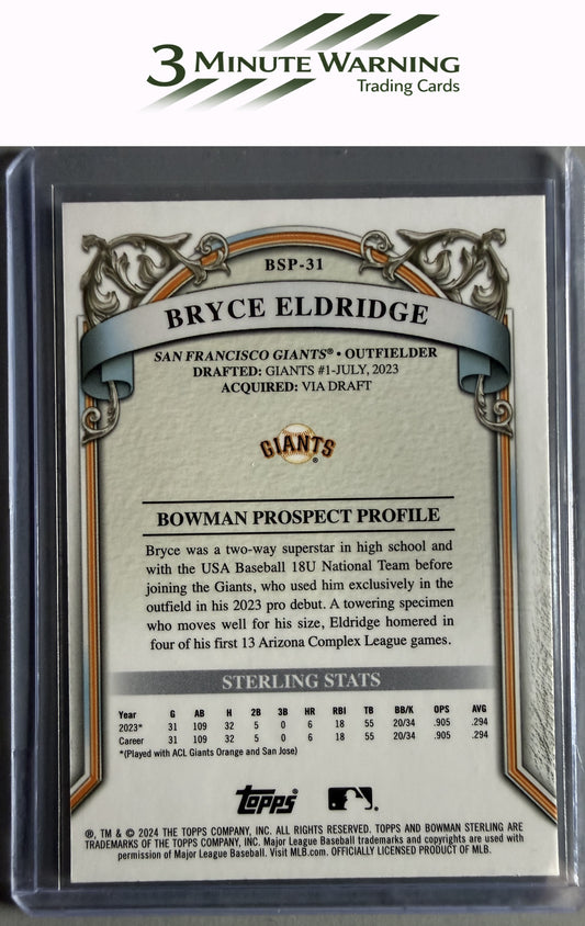 2024 Bowman Sterling #BSP-31 Bryce Eldridge