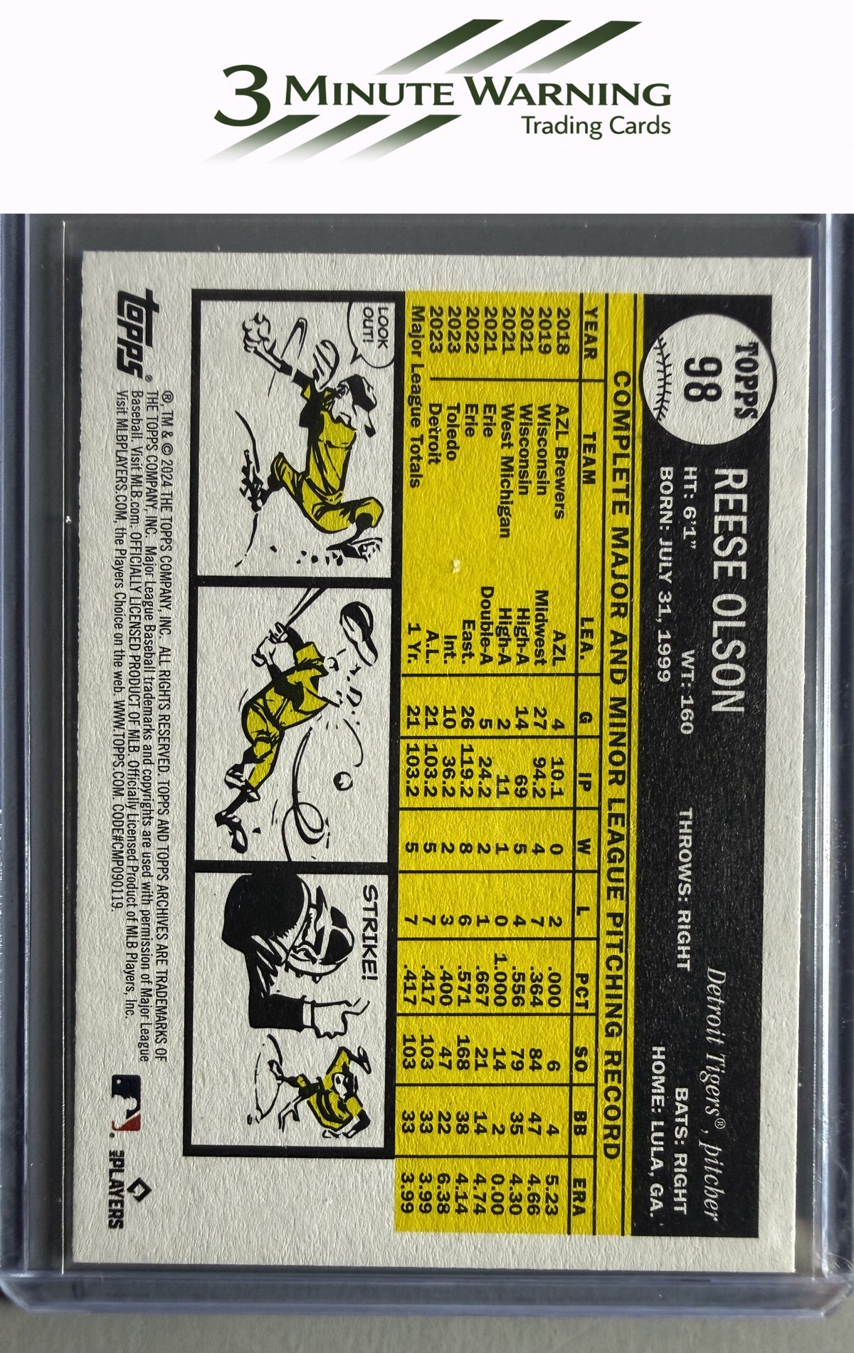 2024 Topps Archives #98 Reese Olson