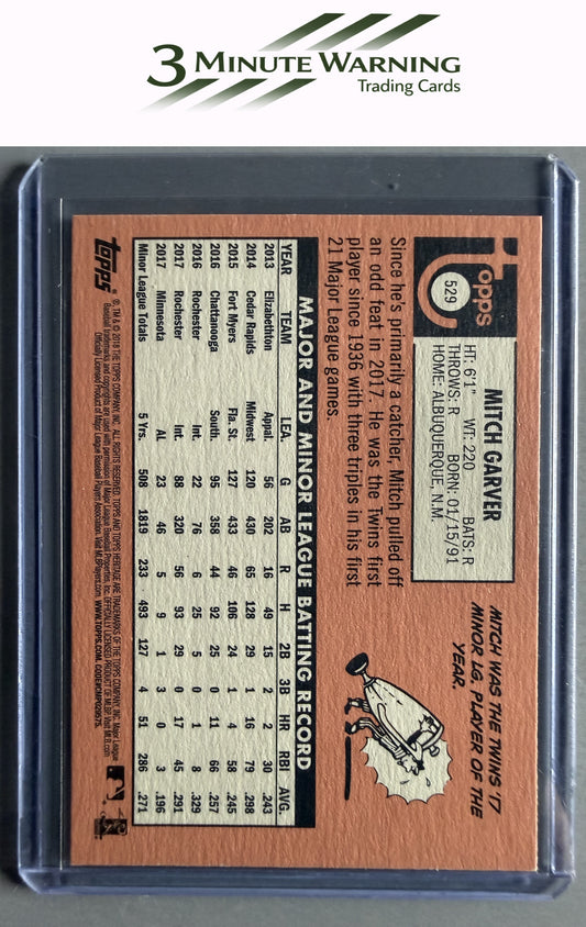 2018 Topps Heritage #529 Mitch Garver