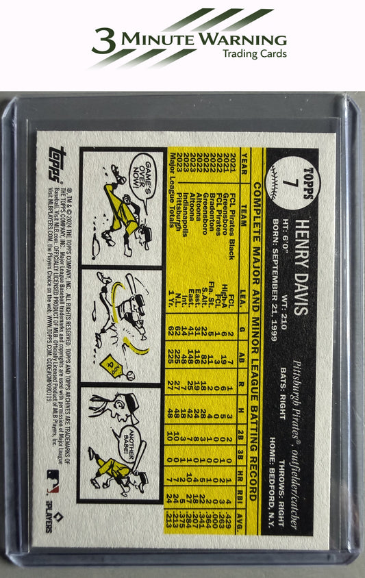2024 Topps Archives #7b Henry Davis