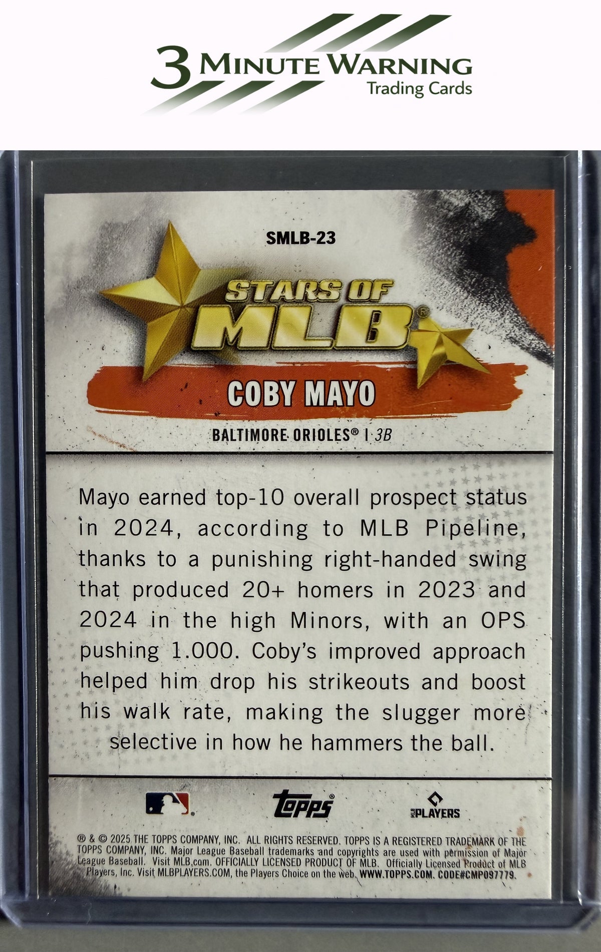2025 Topps #SMLB-23 Coby Mayo Stars of MLB