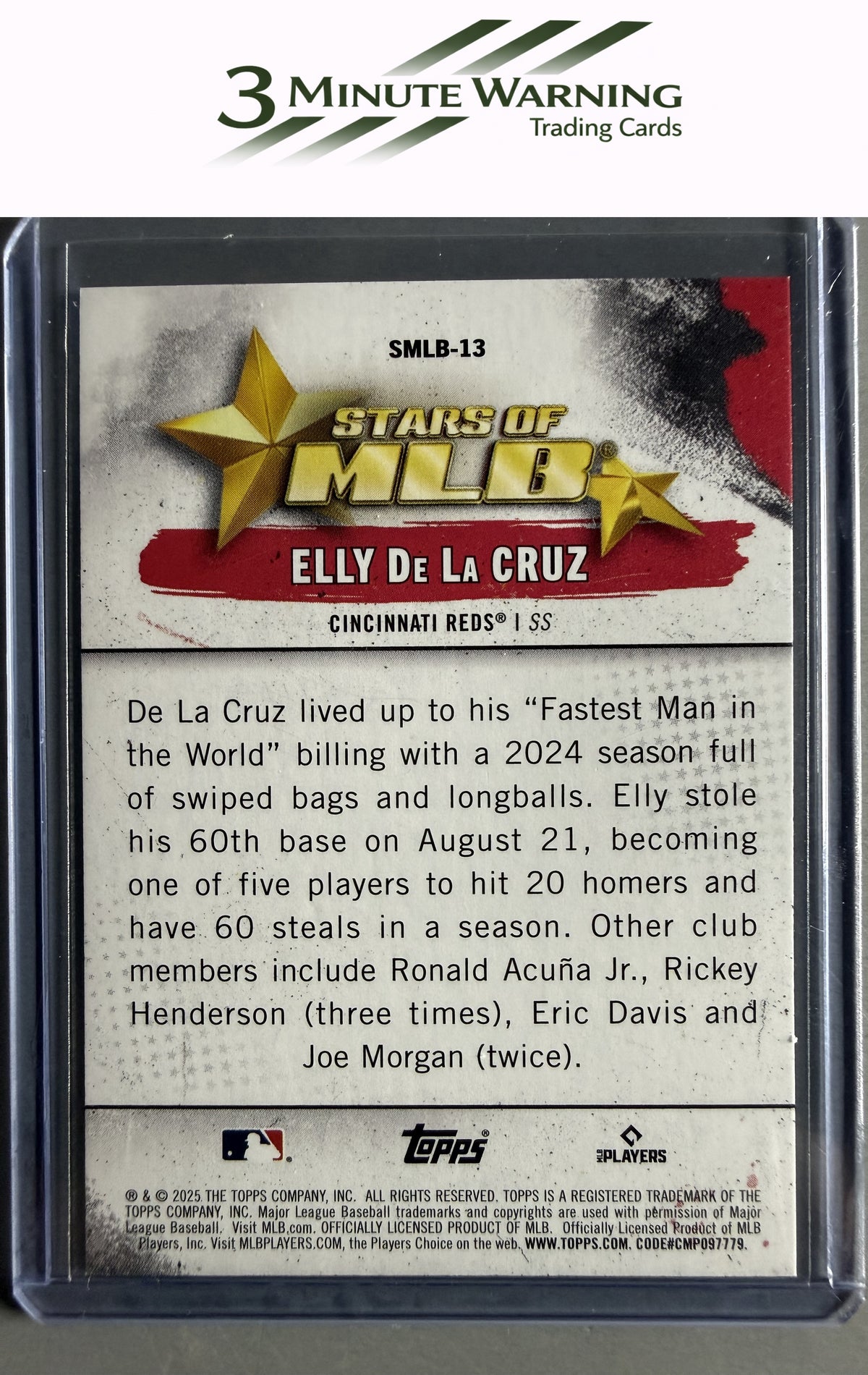 2025 Topps #SMLB-13 Elly De La Cruz Stars of MLB
