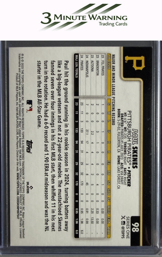 2025 Topps #98 Paul Skenes
