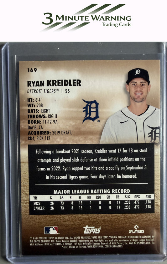 2023 Stadium Club #169 Ryan Kreidler