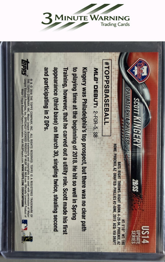 2018 Topps Update #US14 Scott Kingery