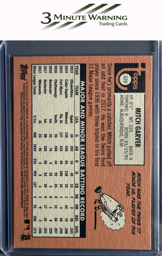 2018 Topps Heritage #529 Mitch Garver