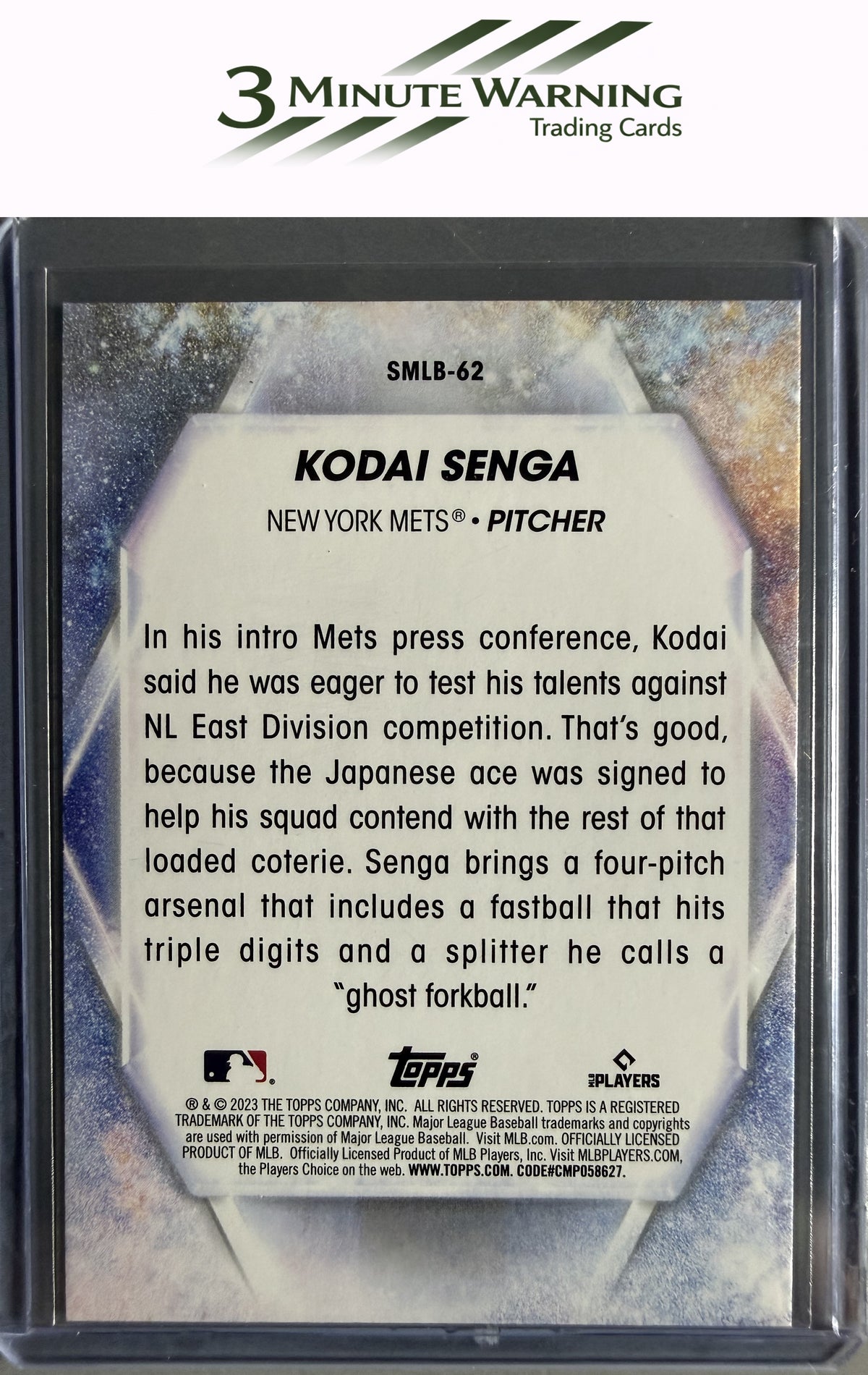 2023 Topps Update #SMLBC-62 Kodai Senga Stars of MLB Chrome