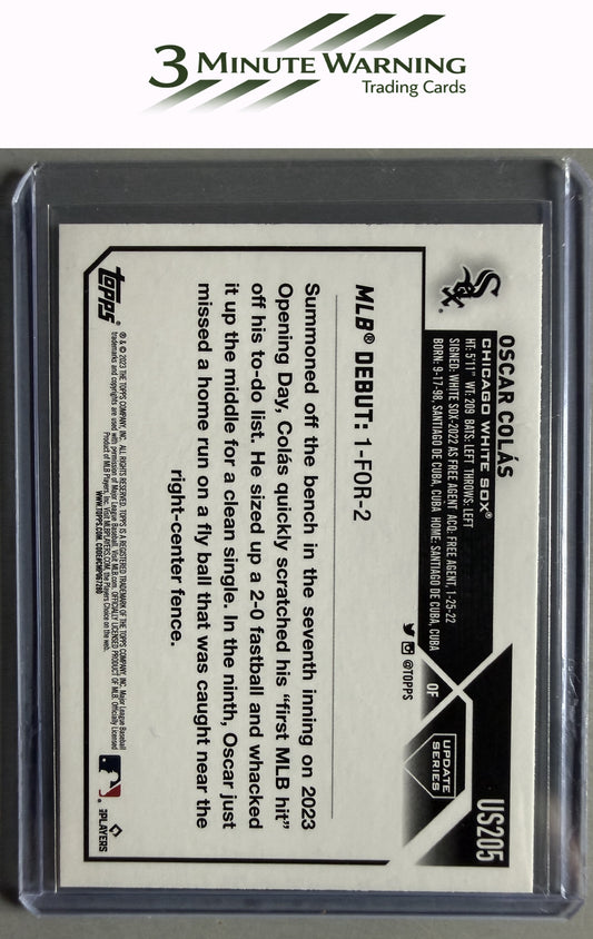 2023 Topps Update #US205 Oscar Colás