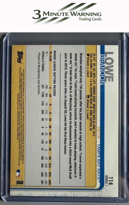 2019 Topps #114 Brandon Lowe